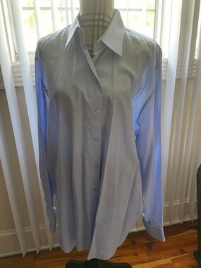 Amir. Men's Light Blue Classic Button-Up Shirt